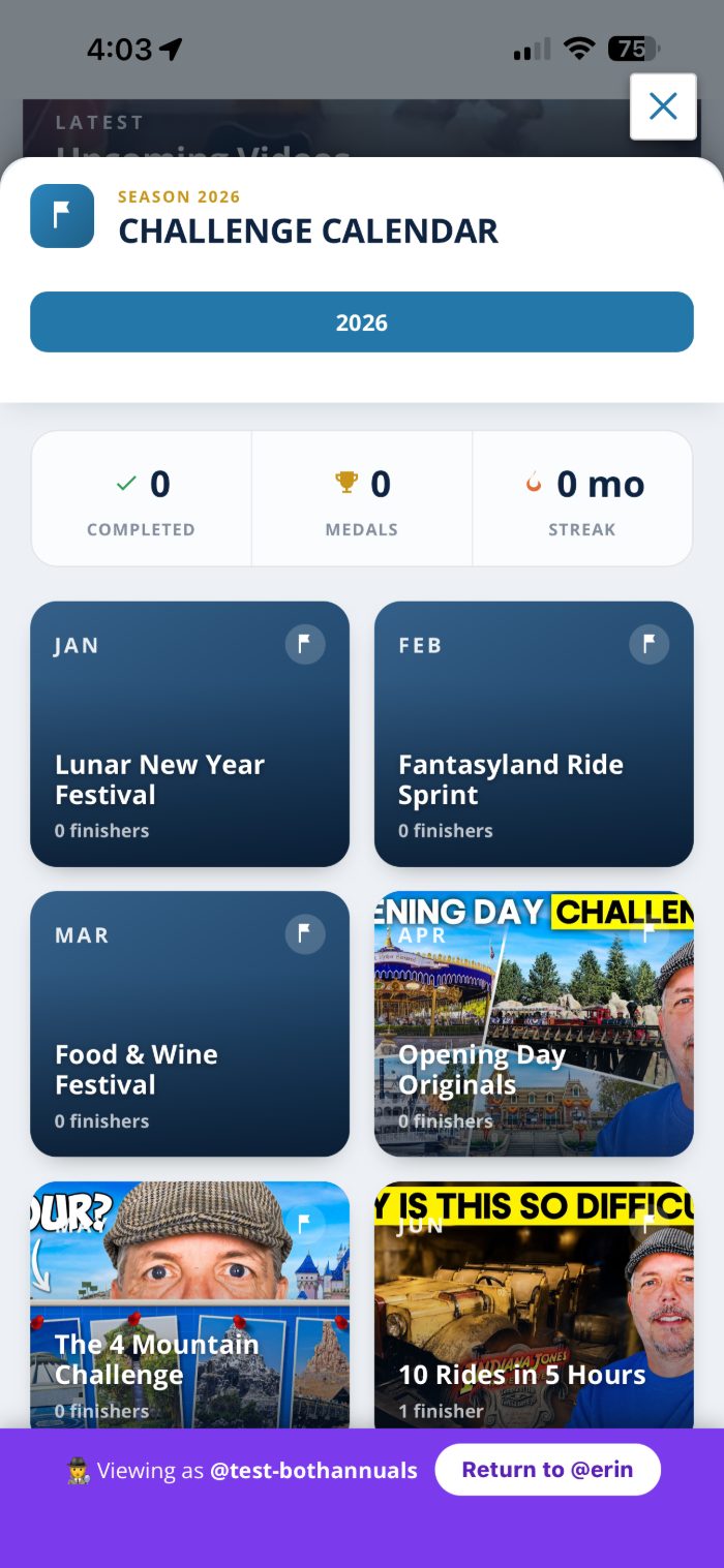 Challenge Calendar